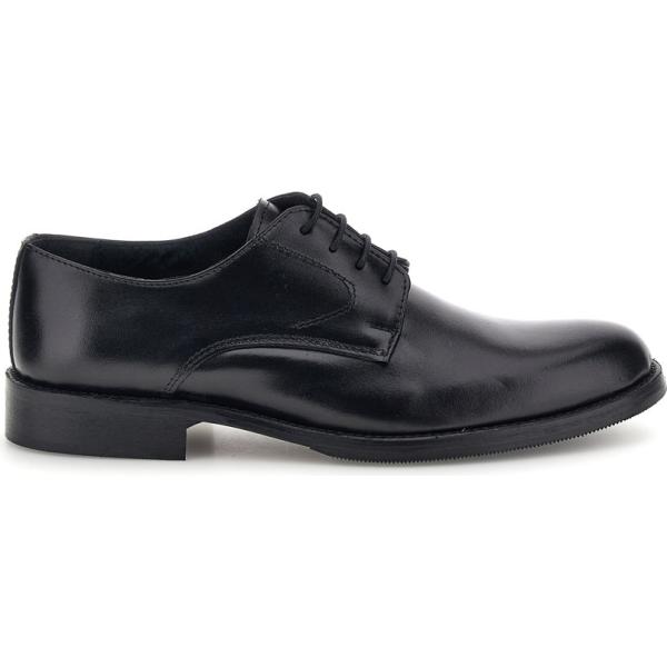Scarpe stringate da uomo in nero pece made in italy con lacci Pittarello