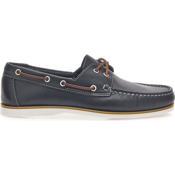Scarpe stringate da uomo in grigio scuro collo a barchetta made in italy Pittarello Sailing