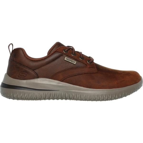scarpe stringate Skechers marrone
