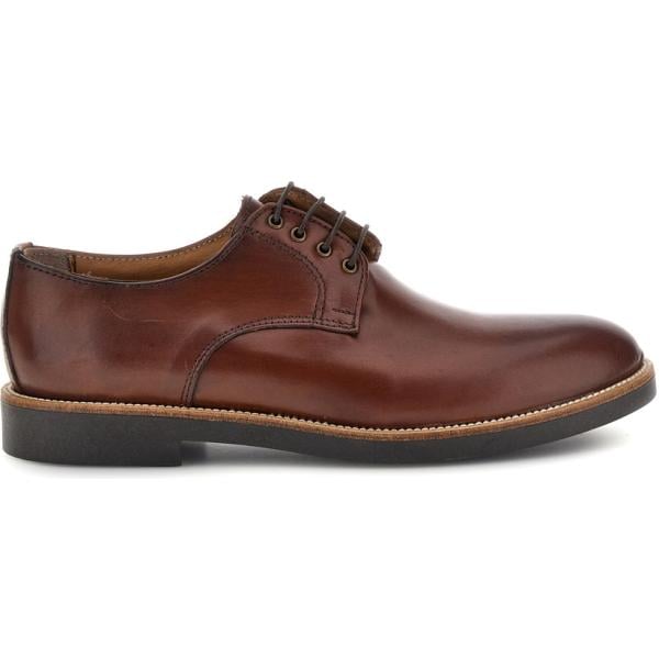 Scarpe stringate da uomo in marrone scuro con lacci Pittarello Pittarello