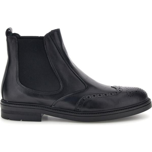 Stivaletti da uomo in nero pece made in italy Pittarello