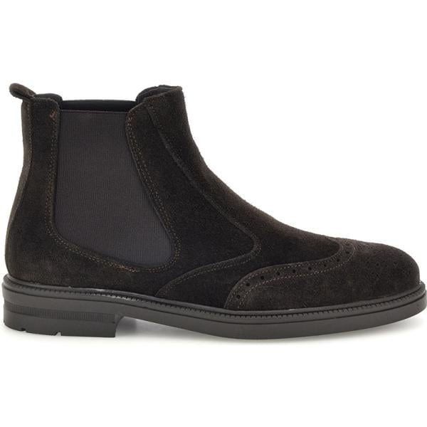 Stivaletti da uomo in marrone scuro made in italy Pittarello