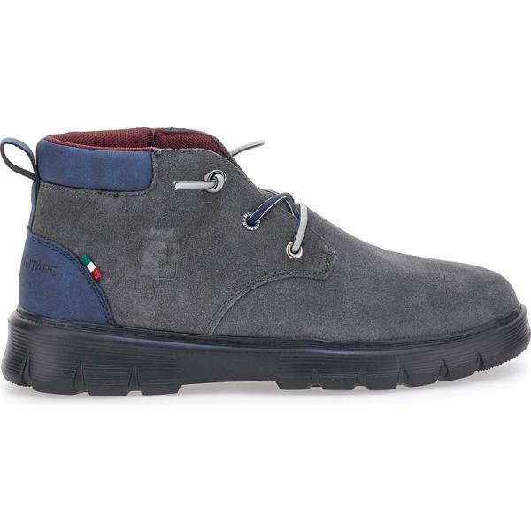 scarpe stringate Marina Militare grigio