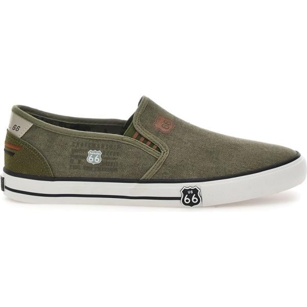 scarpe stringate Route 66 verde