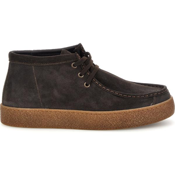 Sneakers da uomo in marrone scuro effetto scamosciato Pittarello Eco