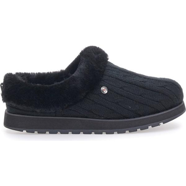 pantofole Skechers nero