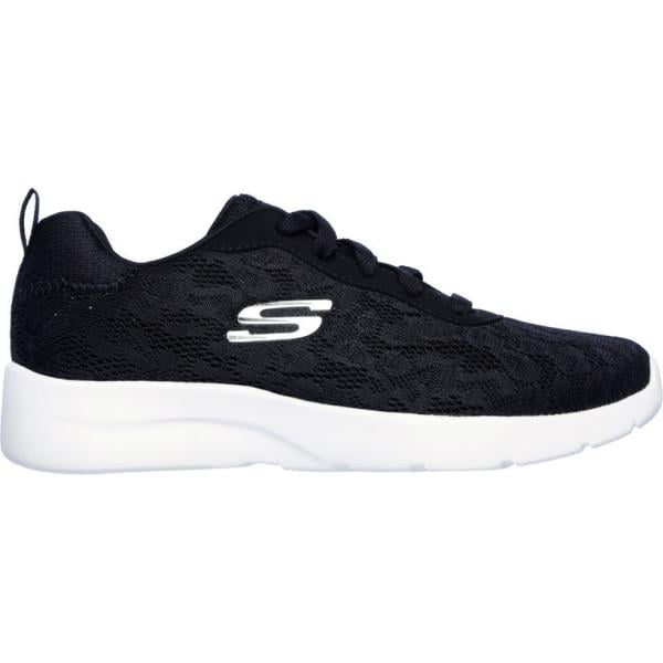 sneakers Skechers nero a fiori