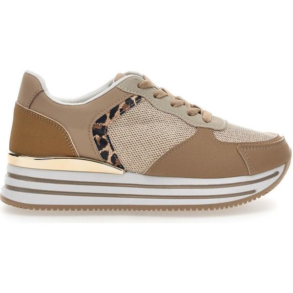 sneakers Cafe Cost marrone animalier