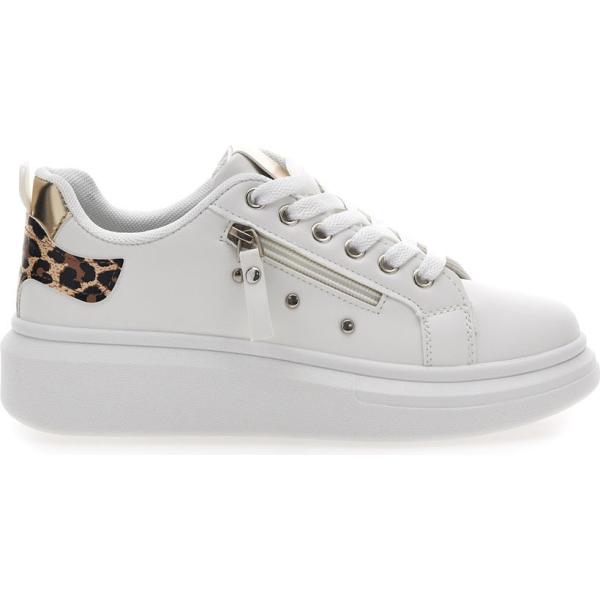 sneakers Cafe Cost bianco animalier