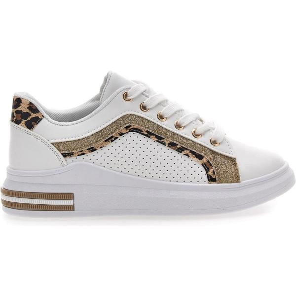 sneakers Prima Riga bianco animalier