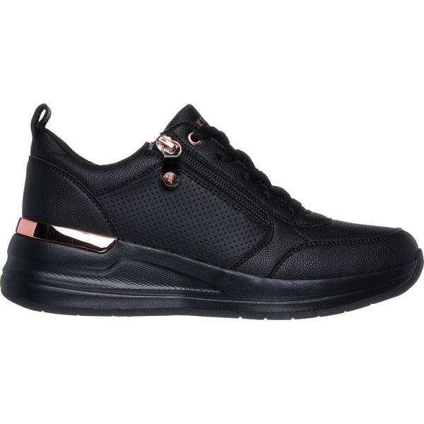 scarpe stringate Skechers nero
