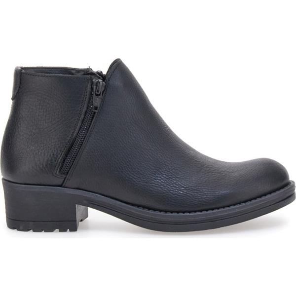 stivaletti da donna in grigio scuro con tacco squadrato made in italy a punta tonda Pittarello Elite
