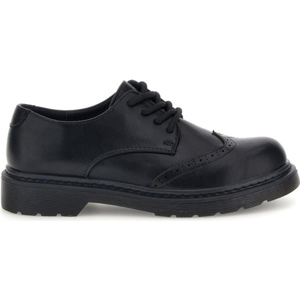Francesine da donna in nero pece con lacci Le Havre Paris