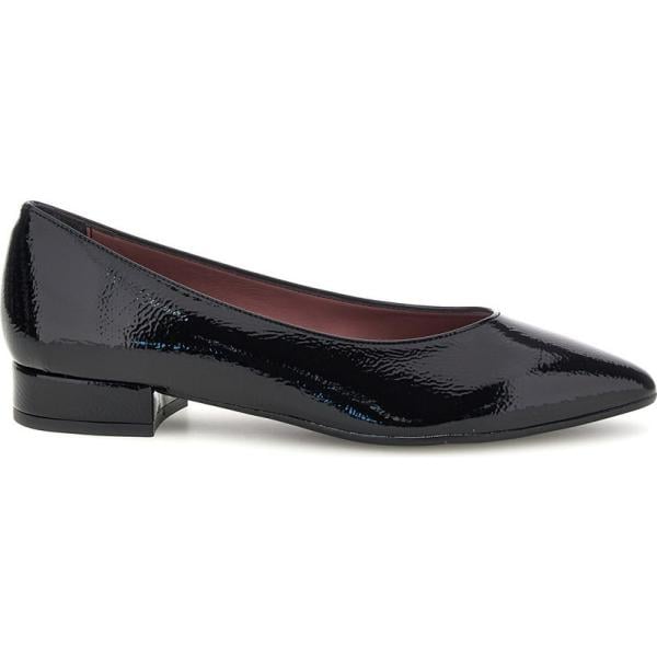 Ballerine da donna in bianco neve effetto lucido con tacco a punta Pittarello Glam