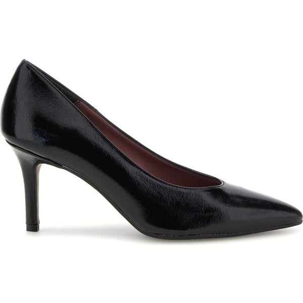 Décolleté da donna in nero pece effetto lucido con tacco spillo Pittarello Glam