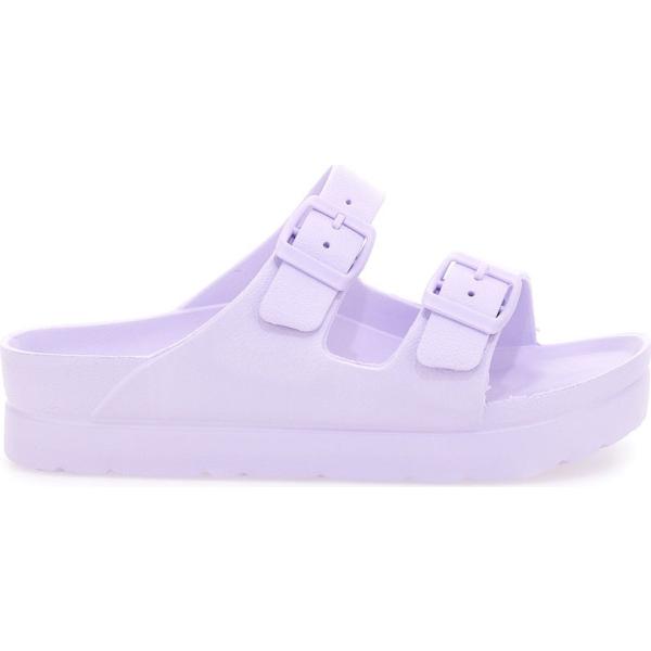 ciabatte 2T2L viola tinta unita