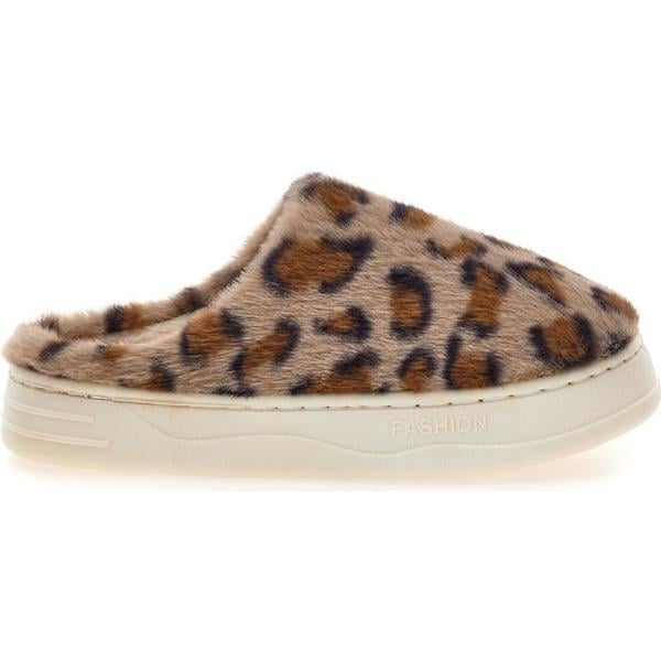 ciabatte Coveri World bianco animalier