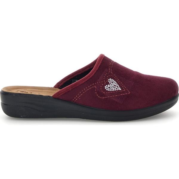 Pantofole da donna in bianco neve con strass Inblu