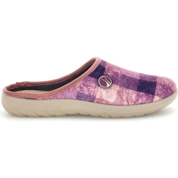 Pantofole da donna in bianco neve a quadri Inblu