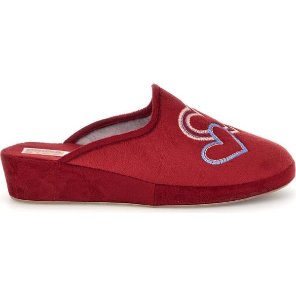Pantofole da donna in bianco neve con tacco Prima Riga