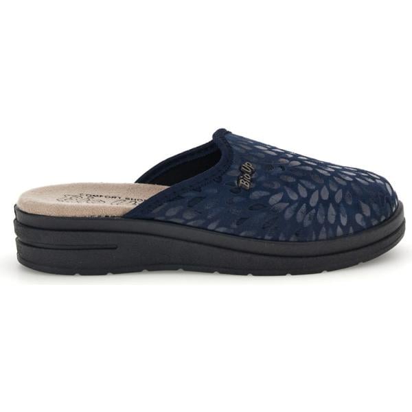 Pantofole da donna in bianco neve con stampe Bio Up