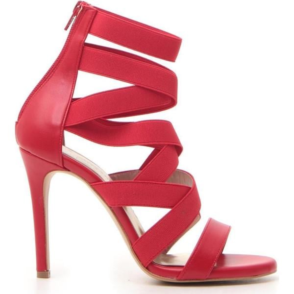 sandali con tacco Pittarello rosso