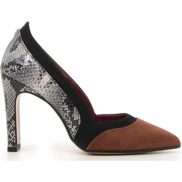 décolleté Pittarello marrone tinta unita