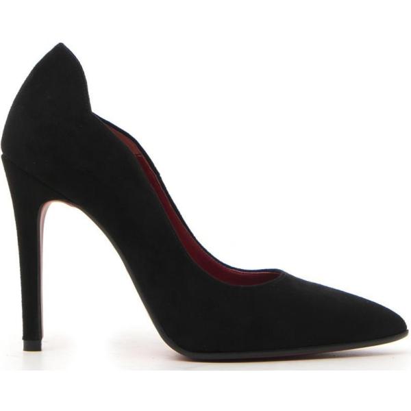 Décolleté sport effetto scamosciato nero Pittarello nero