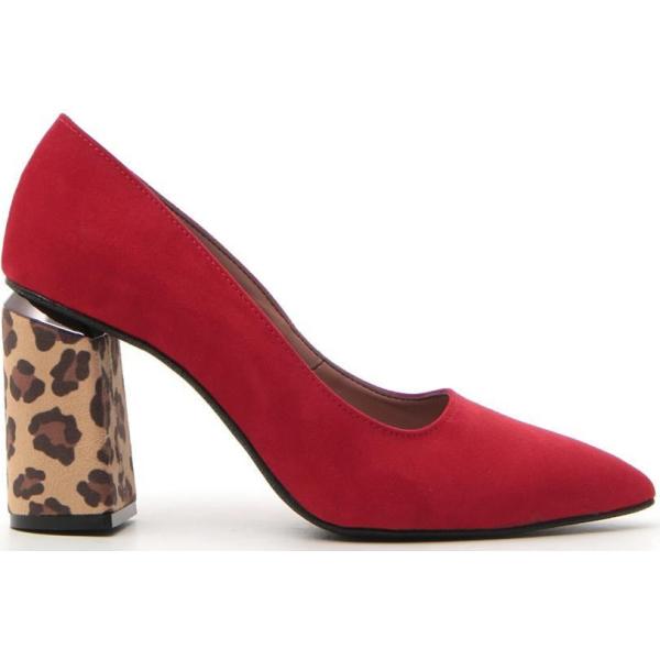 décolleté Pittarello rosso animalier