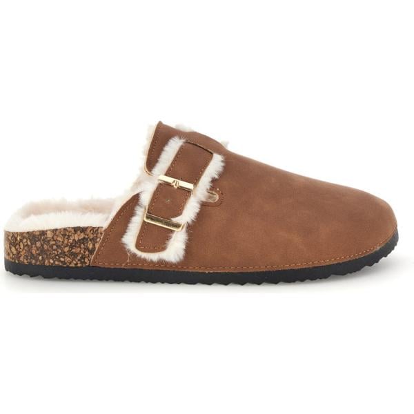Sabot da donna in marrone scuro con fibbia Altemberg Altemberg