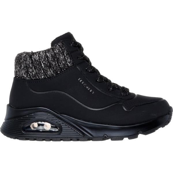 sneakers alte Skechers nero