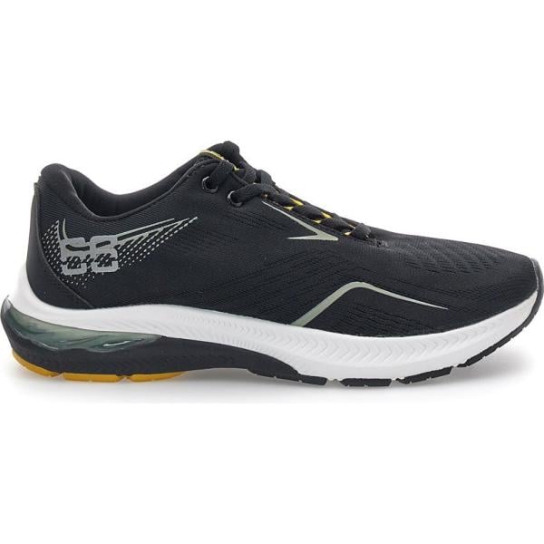 Sneakers da donna in nero pece con lacci Route 66