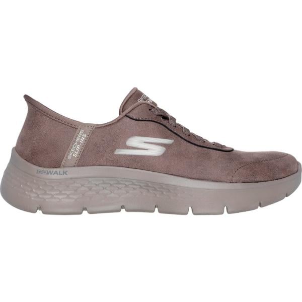 Scarpa sportiva da donna in marrone scuro Skechers