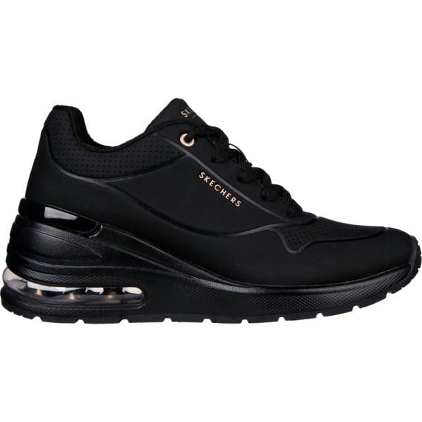 Sneakers da donna in nero pece Skechers