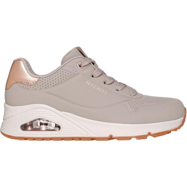 Sneakers da donna in grigio chiaro Skechers