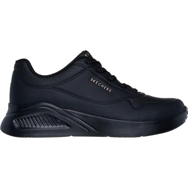 Sneakers da donna in nero pece slip on Skechers