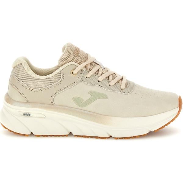 Sneakers da donna con stringhe in bianco avorio lungo Joma