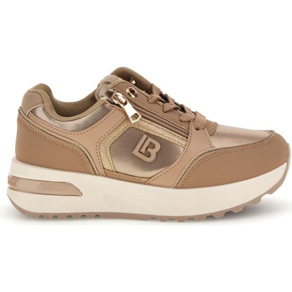 Sneakers da donna in marrone chiaro con lacci Laura Biagiotti