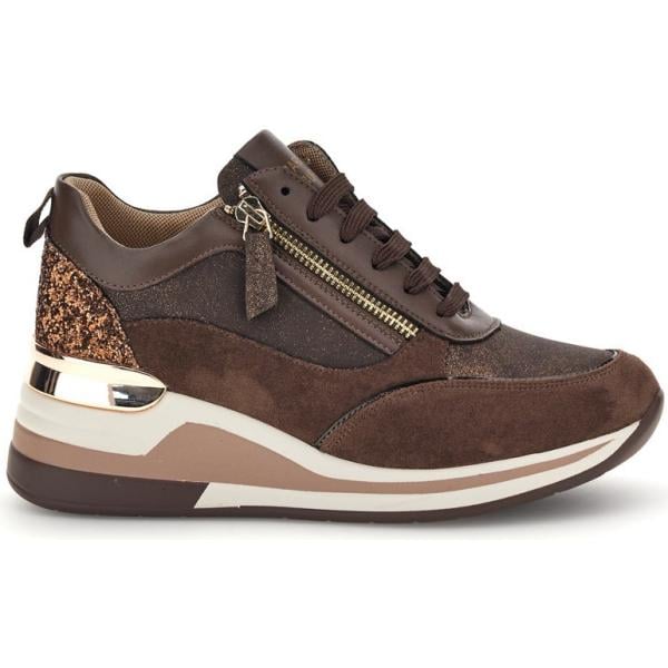 sneakers alte Mariella Burani marrone animalier