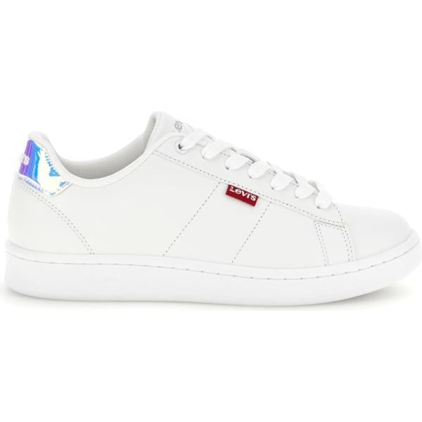 Sneakers da donna in bianco neve effetto vernice Levi's