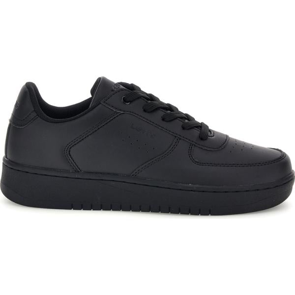 Sneakers da donna in nero pece effetto vernice Levi's