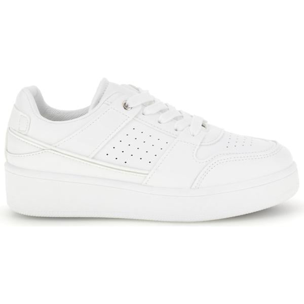 Sneakers da donna in bianco neve con lacci The First