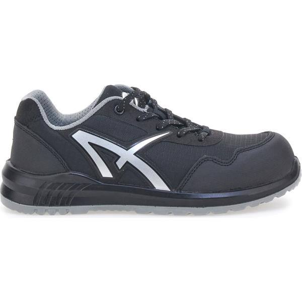 Sneakers da uomo in nero pece tessuto impermeabile in metallo Albatros
