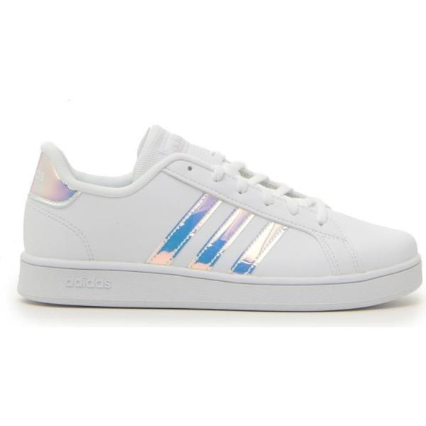 sneakers Adidas bianco a righe