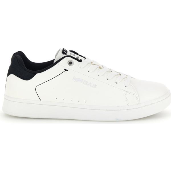 Sneakers da uomo in bianco neve Gas