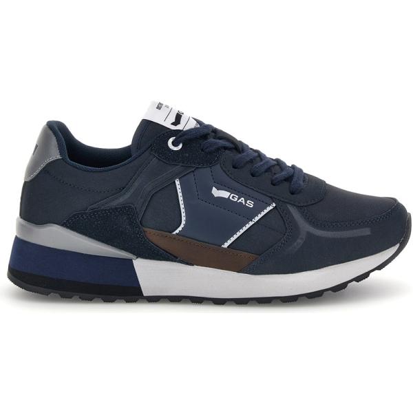 Sneakers da uomo in blu scuro Gas