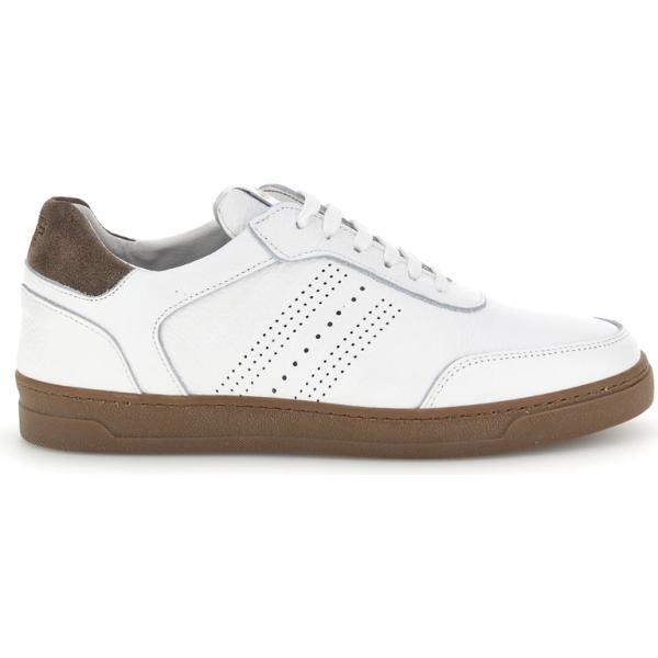 Sneakers da uomo in bianco neve made in italy Ptr