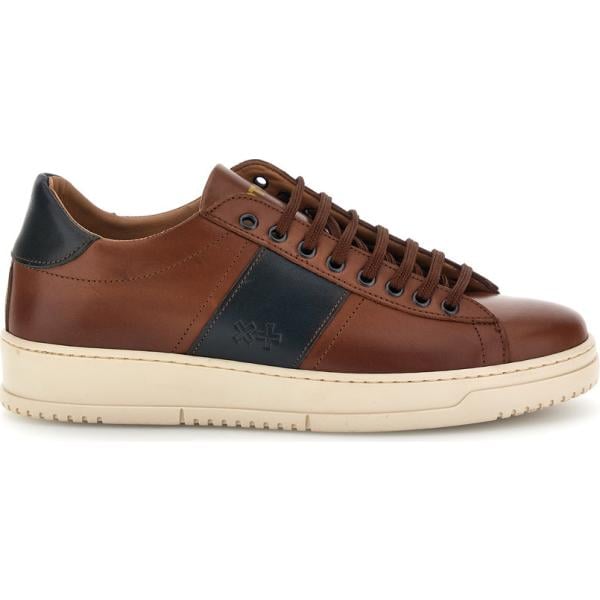 Sneakers da uomo in marrone scuro made in italy Ptr Ptr