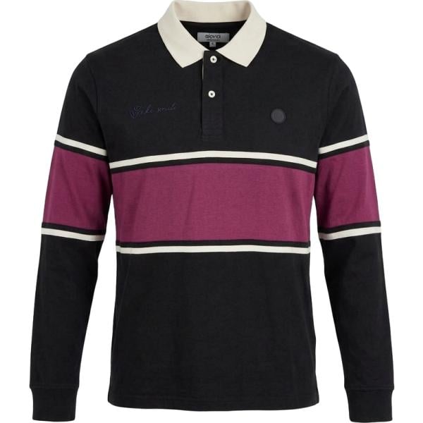 polo Boardman nero a righe