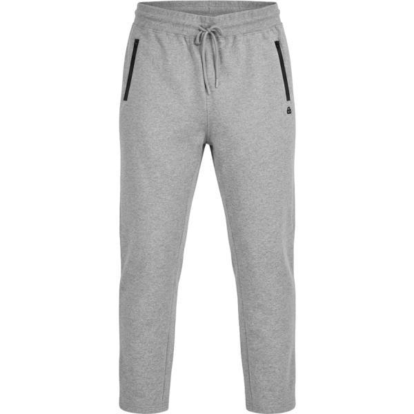 Pantaloni da uomo in grigio chiaro con stampe con zip Boardman